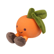 Latex Dog Toy - Phoesky - Squeaky - Interactive - Cute - Fruit Shape - Orange - Dog Friendly