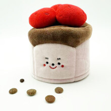 Interactive Plush Dog Toy - Phoesky - Strawberry Box - Cute Cartoons - Hidden Food - Puzzle