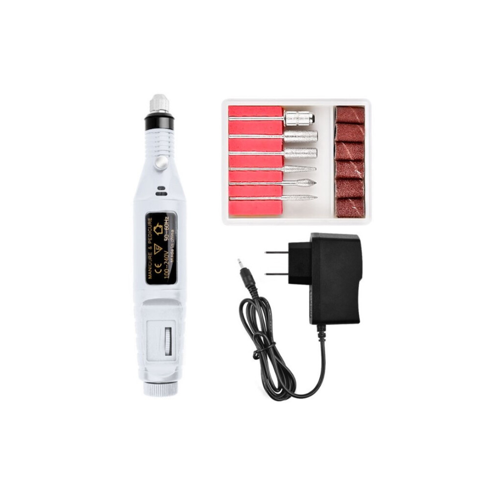 Rncyn Electric Nail Drill - Rechargeable - Portable - Pedicure Polisher - Plastic Material
