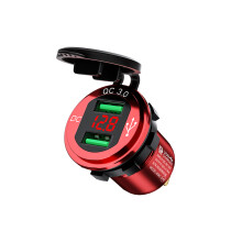 Carregador Rápido USB para Carros - RNCYN - Carregamento Rápido - Interruptor do Assento - 2 Portas USB - Compatível 12-24V