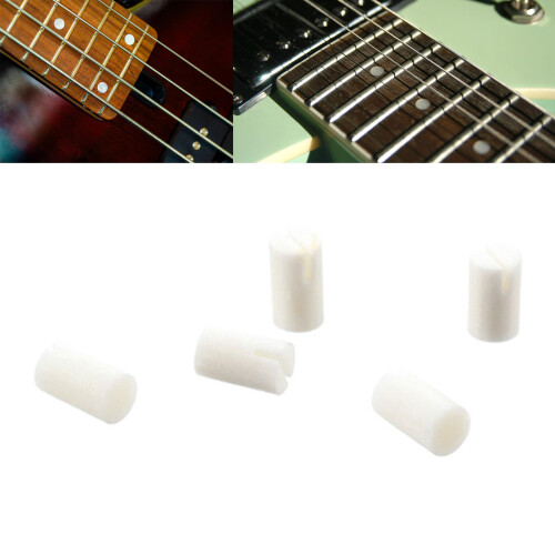 5Pcs Easy Install Banjo 5th String Replacement Nuts Premium Plastic Long Using 1