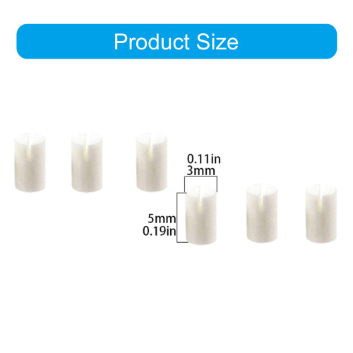 5Pcs Easy Install Banjo 5th String Replacement Nuts Premium Plastic Long Using 2