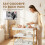 AIYAPLAY Baby Changing Table with 2 Storage Shelves White 4