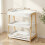 AIYAPLAY Baby Changing Table with 2 Storage Shelves White 3