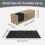 Foldable Foot Massage Mat Highly Density Points for Standing Relief Foot Pad BST 3