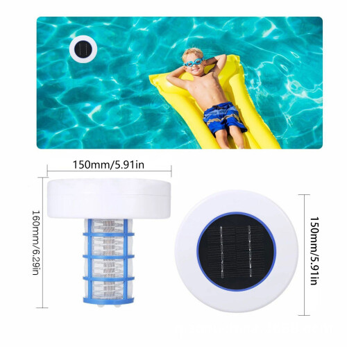 Solar Pool Ionizer Floating Pool Cleaner Replacement Water Purification Device 1
