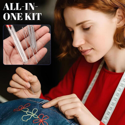 Sewing Needle for Easy Threading Perfect for Sewing Embroidery Crafting Project 37pcs 1