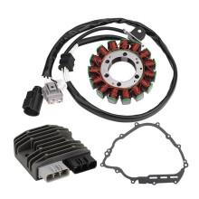 Motorcycle Magnetic Motor Stator Coil with Rectifier Gasket 5B4-81410-00 1D7-81960-00 for  YXR700 Rhin700