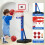 Plastic Backboard Stand Adjustable Heights Basketball Frames Backboard Stand 9