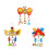 Musical Rotating Plush Crib Hanger For Newborns Promotes Visual Tracking chick 2