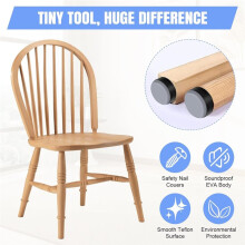 20 X PTFE Adjustable Feet, Robust Sliding Feet with M6 Thread for Floor Protectors,for Furniture Carpet, PVC