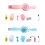 Magical Bubble Maker Toy Kids Electric Handheld Bubble Blower with Smog Effects Blue 2