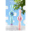 Magical Bubble Maker Toy Kids Electric Handheld Bubble Blower with Smog Effects Blue 3
