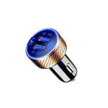 Carregador Duplo USB - RNCYN - QC3.0 Carregamento Rápido - Porta USB Dupla - Liga de Alumínio