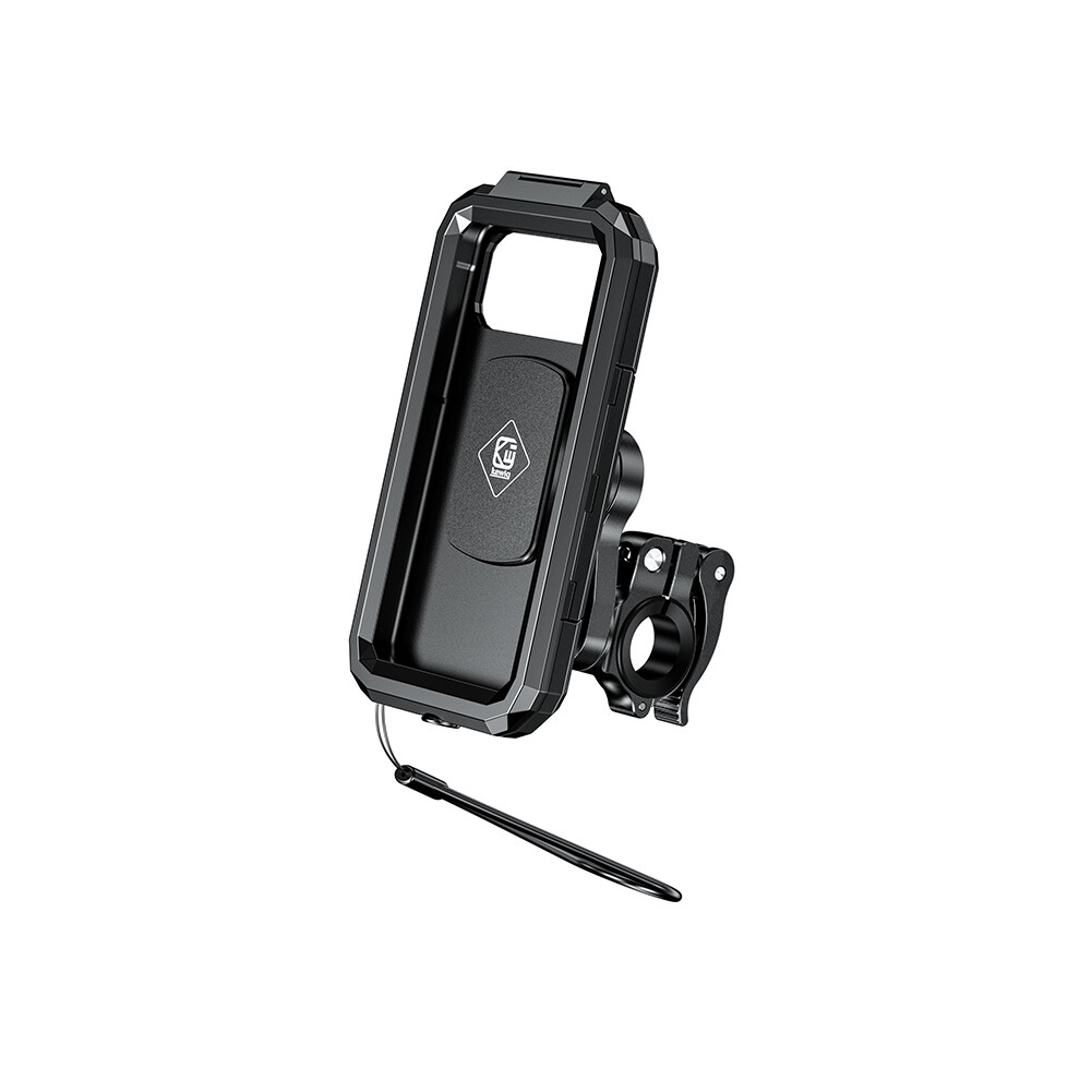 Waterproof Motorcycle Phone Holder - Rncyn - Ip66 Waterproof - 360 Degree Rotation - Fast Charging - Cnc Aluminum Alloy 9486689768911