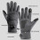 1 Pair Windproof Gloves For Skiing Warm Protections Intelligent Device Operate L Grey 6