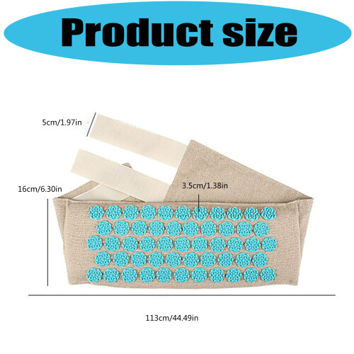 Breathable Cotton Lumbar Support Belt With Acupressures Points For Daily Use 2