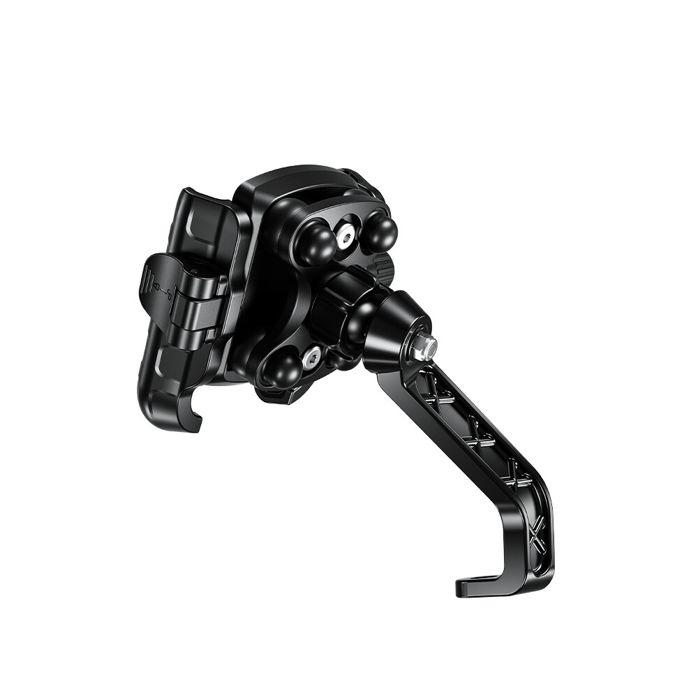 Motorcycle Phone Holder - Rncyn - 360 Degree Rotation - Rearview Mirror Installation - Stainless Steel - Aluminum Alloy 9486689769550