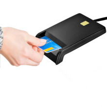 USB-kaartlezer - RNCYN - Ondersteunt ATM, CAC, ID, IC, SIM-kaarten, Credit - ISO 7816 klasse A, AB, C compatibiliteit