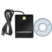 USB Smart Card Reader - RNCYN - Ondersteunt ATM, CAC, ID, IC, SIM, creditcards