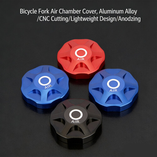Adjustable Fork Cap Bicycles Suspension Fork Cap Part Shoulder Cover Blue
