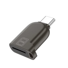 USB-C Memory Card Reader - RNCYN - Nano USB 3.0 - High Speed up to 5Gbps - Dimensions 32x20x8 mm