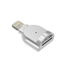 USB 3.0 Memory Card Reader - RNCYN - USB 3.0 and USB C - Sky Blue - Aluminum Alloy - Plug and play