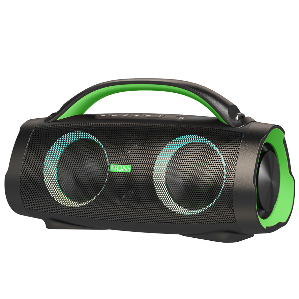 Waterproof Wireless Speaker - Rncyn - 100W - Portable - Ipx6 - Stereo Subwoofer - Built-In Microphone Green 9106058533024