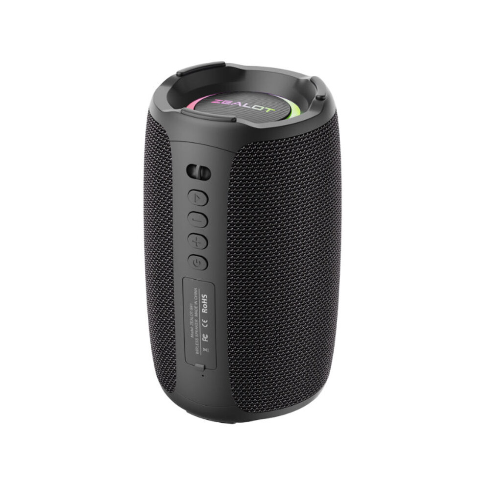Mini Wireless Speaker - Rncyn - 10W - Built-In Microphone - 500-1000Mah - Portable Audio Player Black 9106058533147