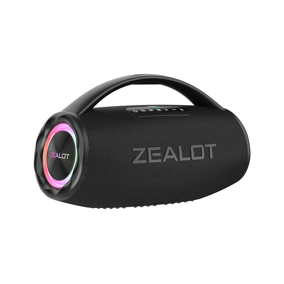 Stereo Portable Boombox - Rncyn - 80W - Rgb - Built-In Microphone - 500-1000Mah Battery - Wireless Light 9106058533185