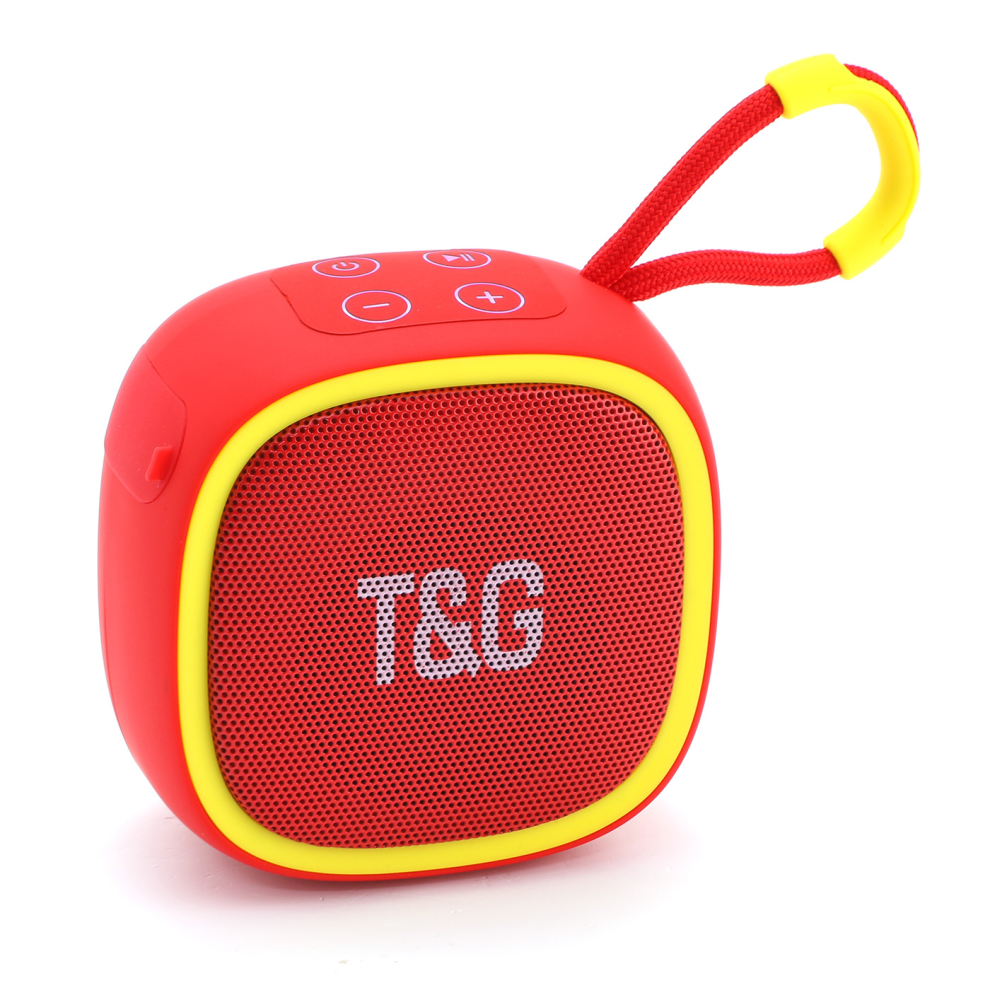 Portable Wireless Speaker - Rncyn - Tg813 - 5-10W - Built-In Microphone - 500-1000Mah - Fm - Tf Card Red 9106058533390