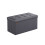 Foldable Ottoman - Fabric - Coffee Brown - Cube Storage with High Weight Capacity 1