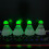 4Pcs Luminously Windproof Badminton Ball Shuttlecocks LED Lighting Sport green light 8