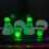4Pcs Luminously Windproof Badminton Ball Shuttlecocks LED Lighting Sport green light 9