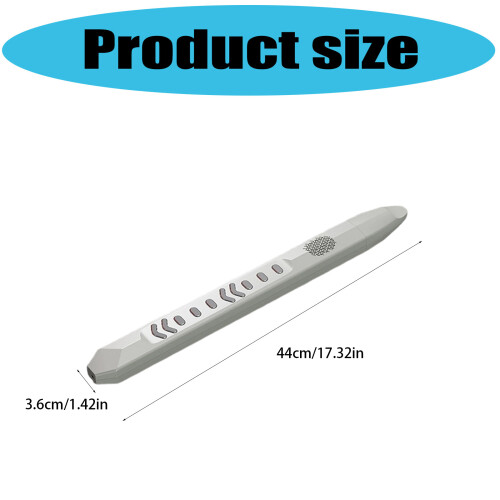 Portable Electric Wind Instrument Beginner Friendly With Advanced Sound Simulation White 1
