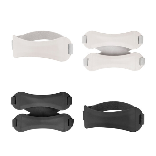 Flexible Silicone Patella Band Stabilize During Exercise Black double patella 1