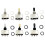 Compact Electric Guitar Switches 3 Position Tone Control Stable Silver yellow hat 2