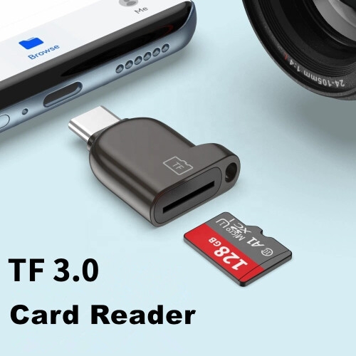 USB-C Card Reader - RNCYN - High Speed Transmission 3.0 - Memory Card Adapter