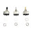 Compact Electric Guitar Switches 3 Position Tone Control Stable Silver yellow hat 9