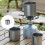 Drink Cups Folding Handle Coffee Cup Tourist Tableware Outdoor Mug for Camping M 2