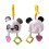 Visual Stimulation Plush Rattle Baby Crib Toy Mirror for Newborns Crib Stroller squirrel 8