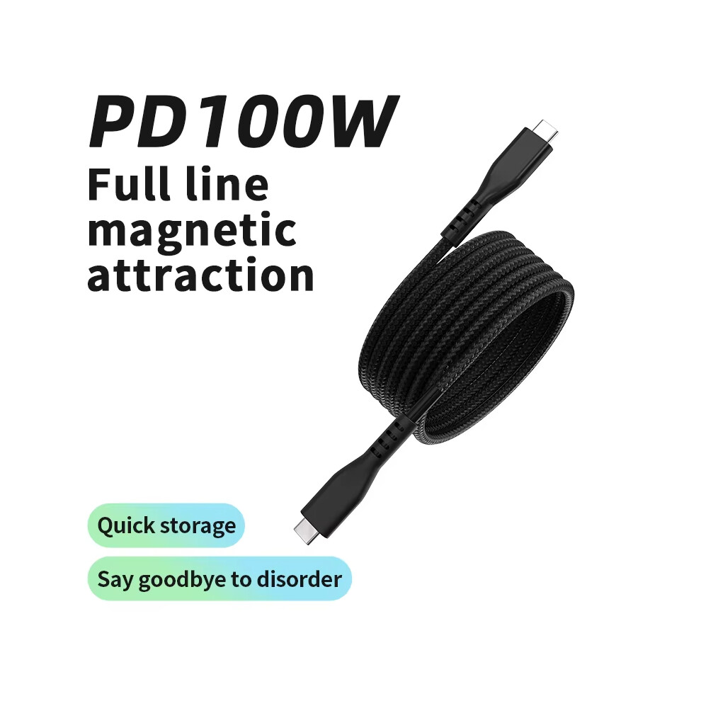 Usb C Magnetic Cable - Rncyn - High Speed Data Transfer - Strong Magnetic Suction - 100W Pd 9106058530719