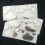 2pcs Silver Paw Print Car Decals 12