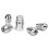 4x M12x1.5 Wheel Nut Locks 32mm Height 19