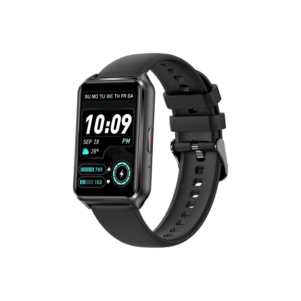 Waterproof Smartwatch - Rncyn - 1.57 Inch - Heart Rate Monitor Black 9486689680701