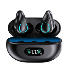 Wireless Bone Conduction Headphones - RNCYN - ANC Noise Cancellation - Stereo HiFi - Sport - Ear Clip - Wireless