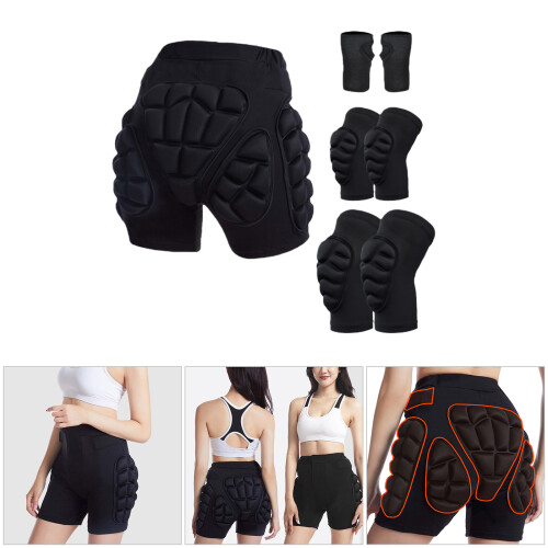 Beginner Friendly Ski Protective Gear Hip Knee with Shock Absorption Comfort M S1 1