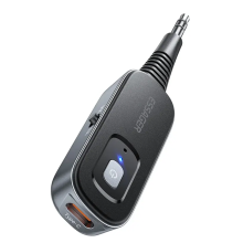 Bezdrôtový audio adaptér - RNCYN - 2-v-1 - Bt 5.1 - AUX 3.5mm - vysielač a prijímač - pre slúchadlá - pre auto