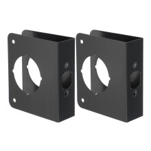 Door Reinforcement Plate, 2 Set Doors Reinforce Repair for 1-3/8" Thick Door 4-1/2" Size Door Knob Lock