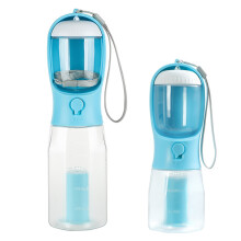 Cuenco portátil multifuncional para mascotas - Phoesky - 600ml - Azul - dispensador de agua incorporado